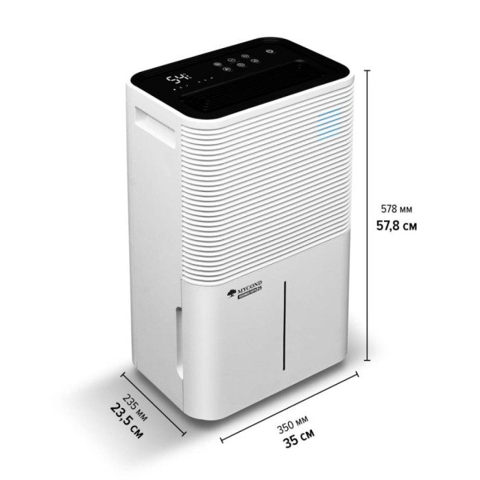 Осушувач повітря MYCOND Roomer HEPA 25 - Wi-Fi, HEPA-фільтр, іонізатор, фото 7