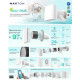 Maxton MX-AV-TTW5-W — тихий рекуператор із Wi-Fi та сенсором CO₂, фото 13